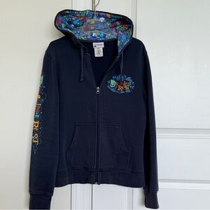 Vintage Disney Hooded Jacket with Vibrant Accents